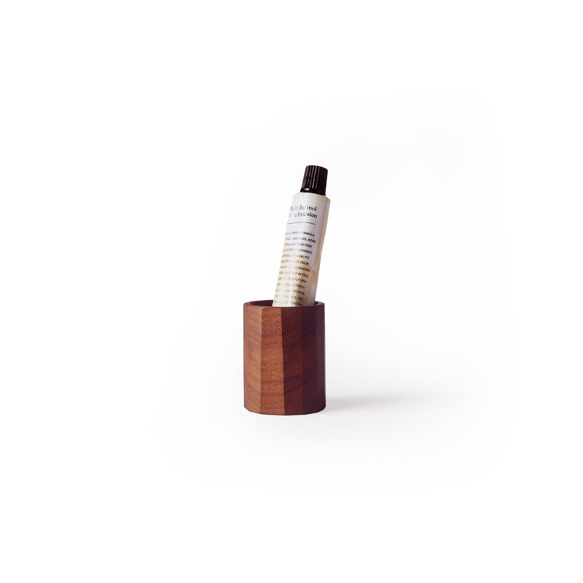 Limited Edition Artisan Series | Multi-Retinol Night Emulsion + Hand-Carved Walnut Vessel by Ido Yoshimoto